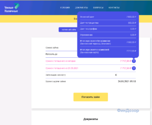 умные наличные комиссии при погашении умные наличные комиссии при погашении